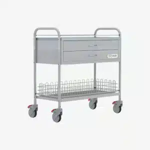 Carro de medicamentos de 2 gavetas - MUBI