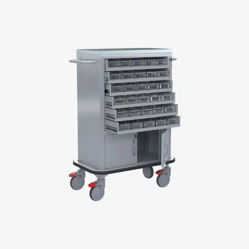 Carro de medicinas dosis unitaria modelo 8237 - MUBI