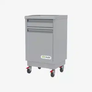 Mesa de noche con ruedas - MUBI